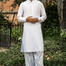 White PV Shalwar Kameez For Men - Prime Point Store