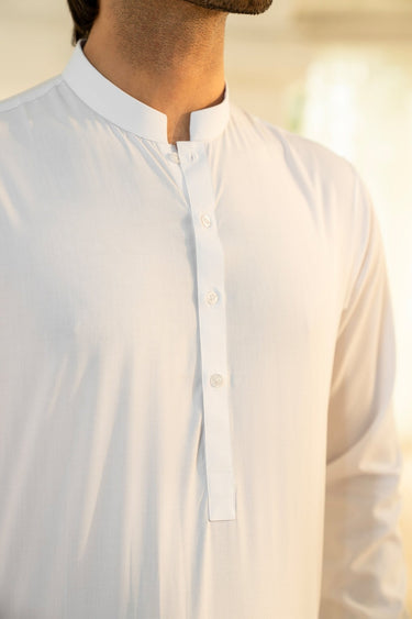 White Wash & Wear Shalwar Kameez - Prime Point Store