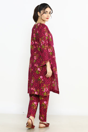 2 Piece - Printed Khaddar Suit
