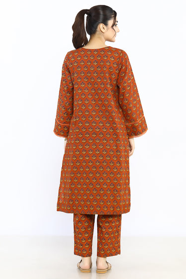 2 Piece - Printed Khaddar Suit