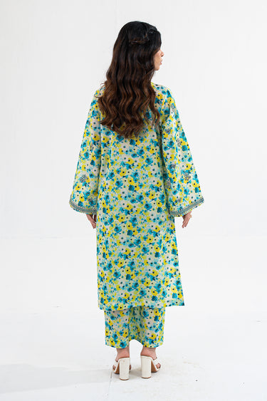 2 Piece -  Printed Lawn Suit