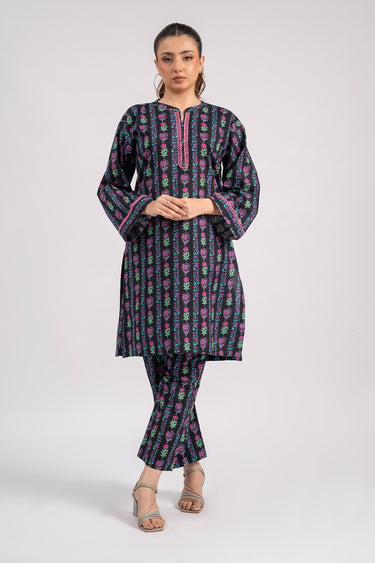 2 Pc Cotton Lawn Printed Stitched Suit