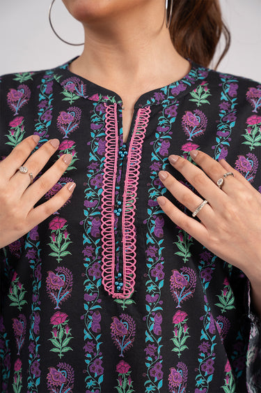2 Pc Cotton Lawn Printed Stitched Suit