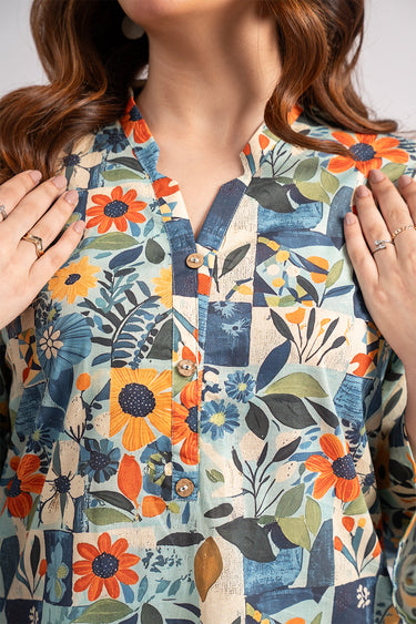 2 Piece - Printed Lawn Suit