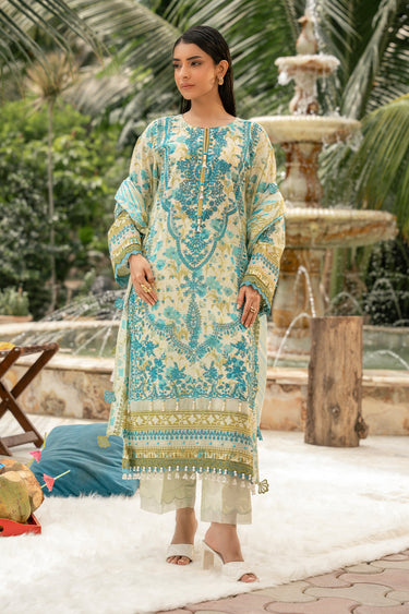 3 Piece - Printed Lawn Suit