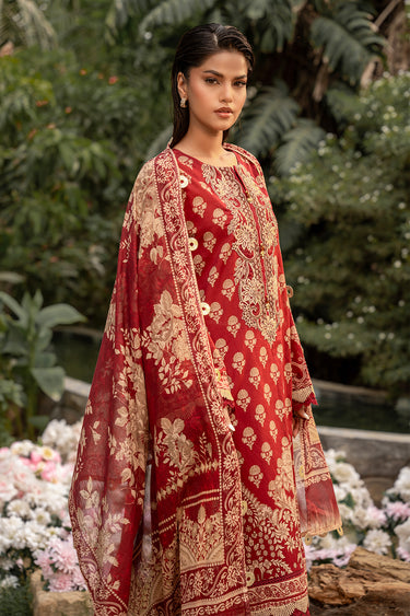 3 Piece - Embroidered Lawn Suit