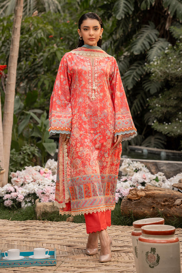 3 Piece - Embroidered Lawn Suit