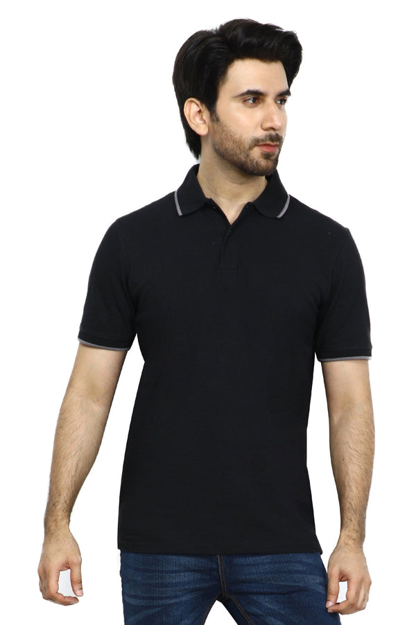 Men's Polo T-Shirt SKU: MPP-0001-BLACK - Prime Point Store