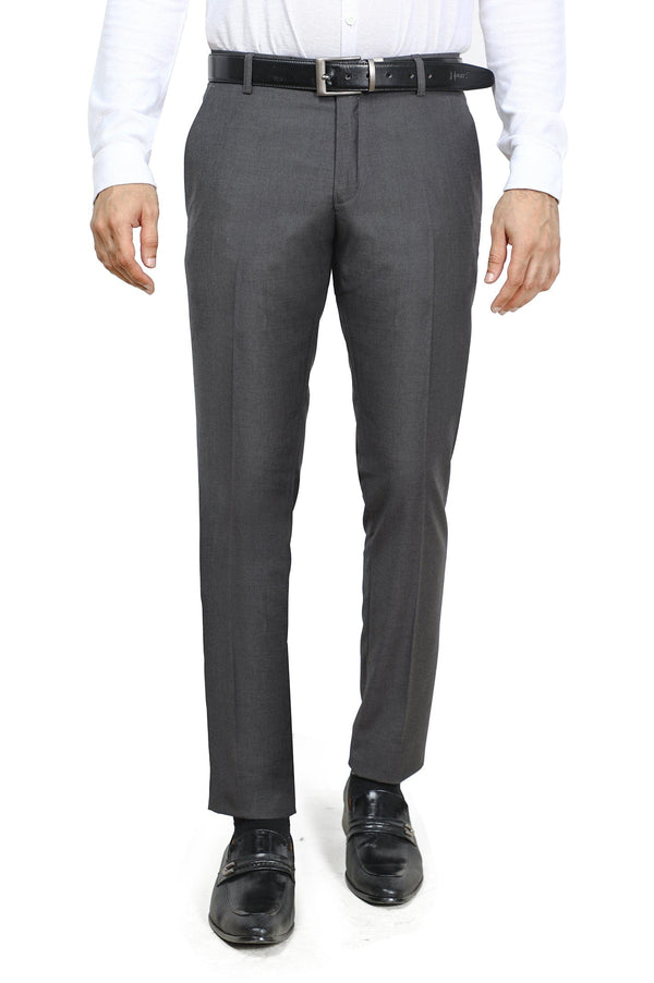 Wash & Wear Trouser For Men's SKU: MFT-0001-D/GREY - Prime Point Store