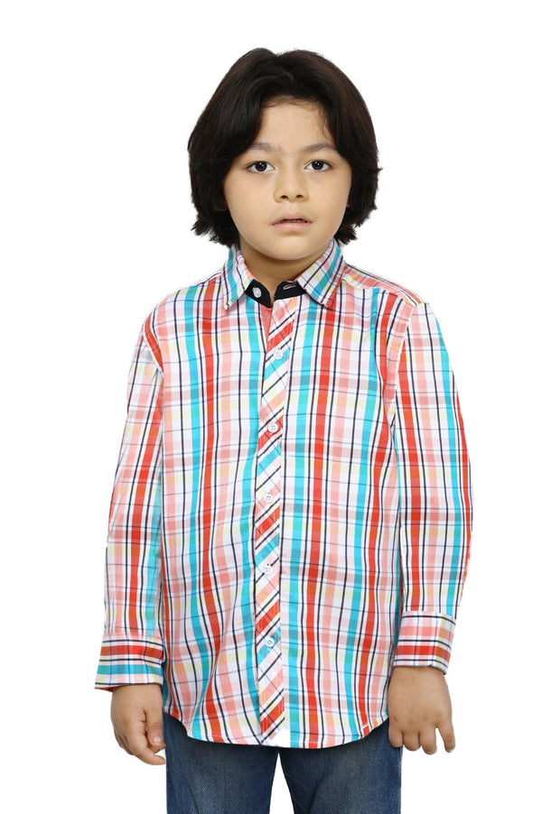 Shirt for Boys SKU: BCS-0001-ORANGE - Prime Point Store