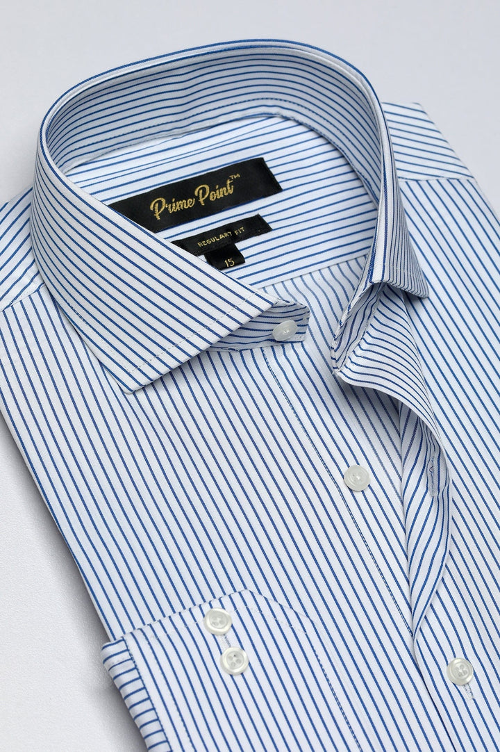Men Formal Stripes Shirt - Prime Point Store