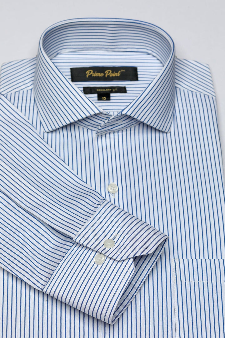 Men Formal Stripes Shirt - Prime Point Store