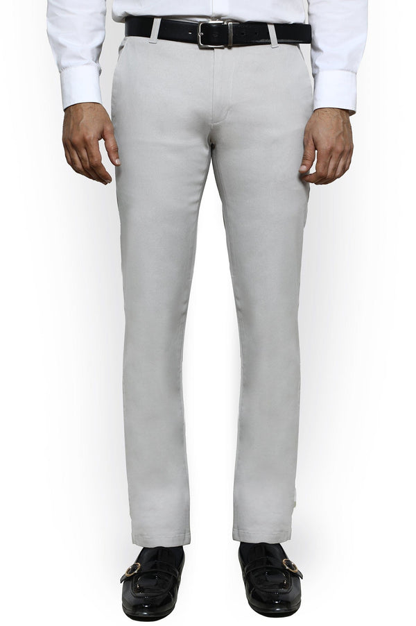 Chinos Trouser For Men's SKU: MCT-0005-L/GREY - Prime Point Store