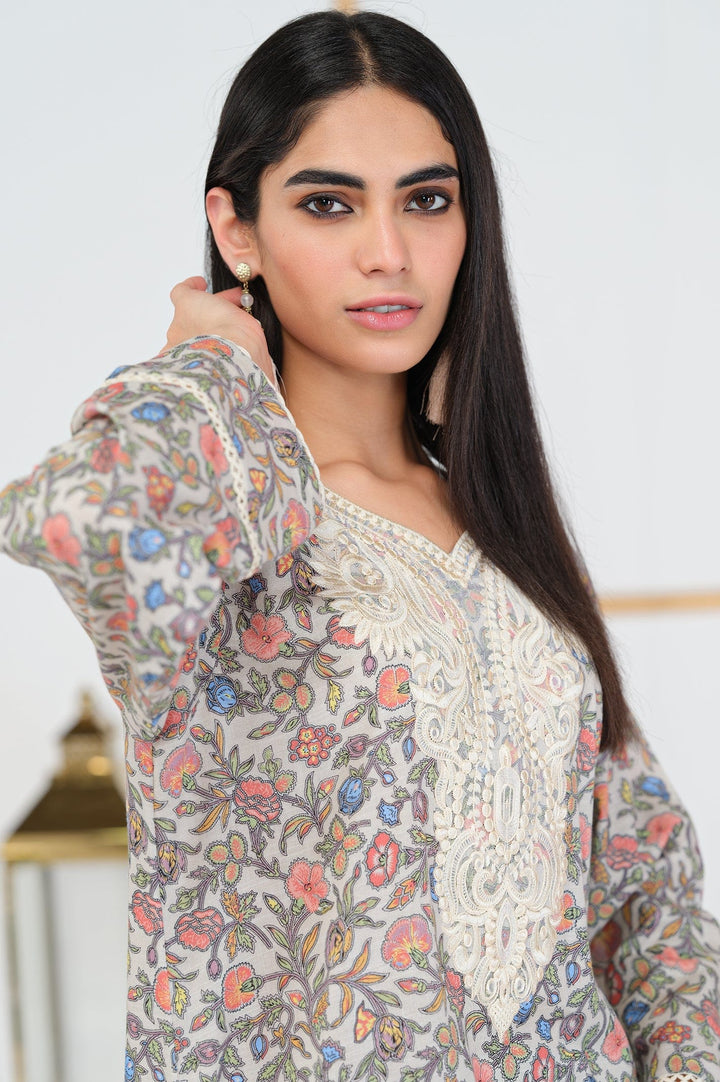 Khaddar Printed Embroidered Co-ords - Prime Point Store